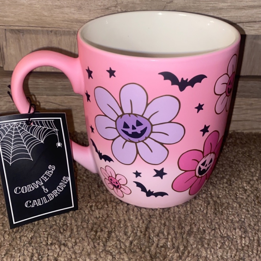 Cobwebs and couldrons viral Halloween mug